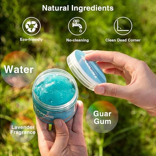 TICARVE 2pack Car Interior Cleaner Gel Car Accessories Cleaning Detail Kit | Car Essentials Cleaning Supplies Slime Car Putty For Cleaning Keyboard Office Laptop Dust Remover Reusable Gift For Men Women thumbnail 4