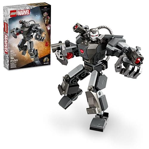 LEGO Marvel War Machine Mech Armor, Buildable Marvel Action Figure Toy for Kids with 3 Stud Shooters, Legendary Character from The MCU, Marvel Gift for Boys and Girls Aged 6 and Up, 76277 - Image 1