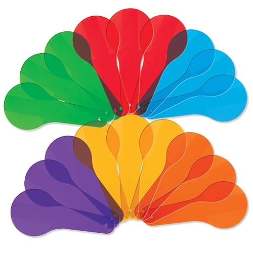 Learning Resources Color Paddles - Set of 18 Paddles, Grades PreK/Ages 3+ Preschool Science for Kids, Classroom Supplies thumbnail 3