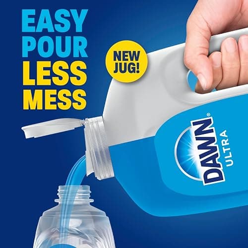 Dawn Ultra Original Dish Soap Refill Jug, Large Size Original Blue Liquid Dishwashing Detergent, Powerful Dawn Dish Soap for Grease, 51.5 oz thumbnail 3