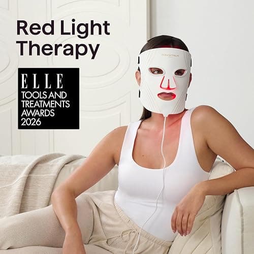 wavytalk Red Light Therapy Mask for Face, Glow Time LED Face Mask 850nm NIR | for Anti-Fine Line, Acne, Skin Rejuvenation with 456 LED Chips, 3 Modes, Gift for Women Wife Mom thumbnail 3