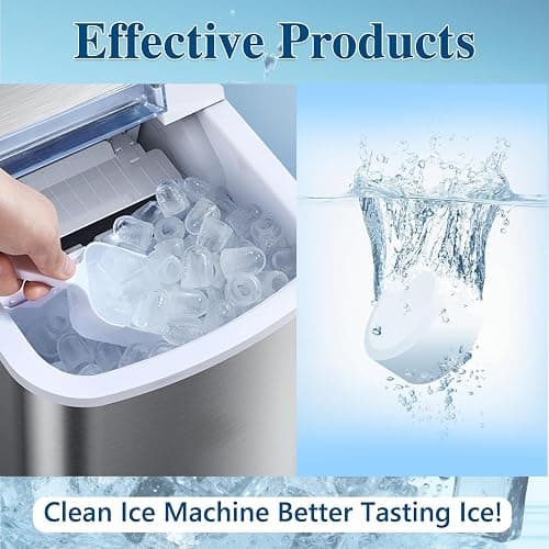 Ice Machine Cleaner Descaler Tablets-36Pack Ice Maker Cleaner Compatible with Frigidaire, Opal, GE Profile, Kitchenaid, Nickel Safe Scale Remover for Countertop, Nugget Ice Makers thumbnail 7