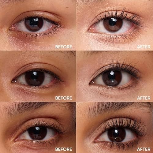 JUDYDOLL 3D Curling Eyelash Iron Mascara -Waterproof, Contains Fibers for Lengthening, Ultra Fine Tip to Apply without Clump, Smudge-Proof, Iron Wand Tubing Mascara(6°Precision Design#01Black, 0.07oz) thumbnail 3