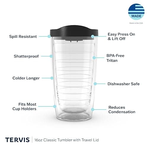 Tervis Made in USA Double Walled Dainty Floral Mother's Day Insulated Tumbler Cup Keeps Drinks Cold & Hot, 16oz, Grandma thumbnail 5