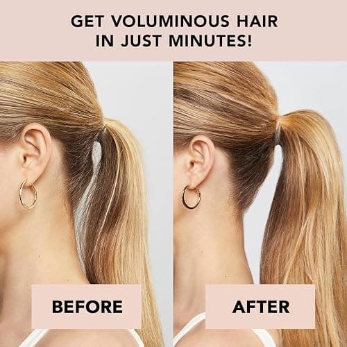Kitsch PONYFULL Hair Volumizer Tool - Adds Lift and Style To Your Ponytail | Hair Bun Maker for Women | Ponytail Volumizer, Includes 3 No Snag Elastic Ties | Ideal Gifts for Women - (Blonde) thumbnail 5