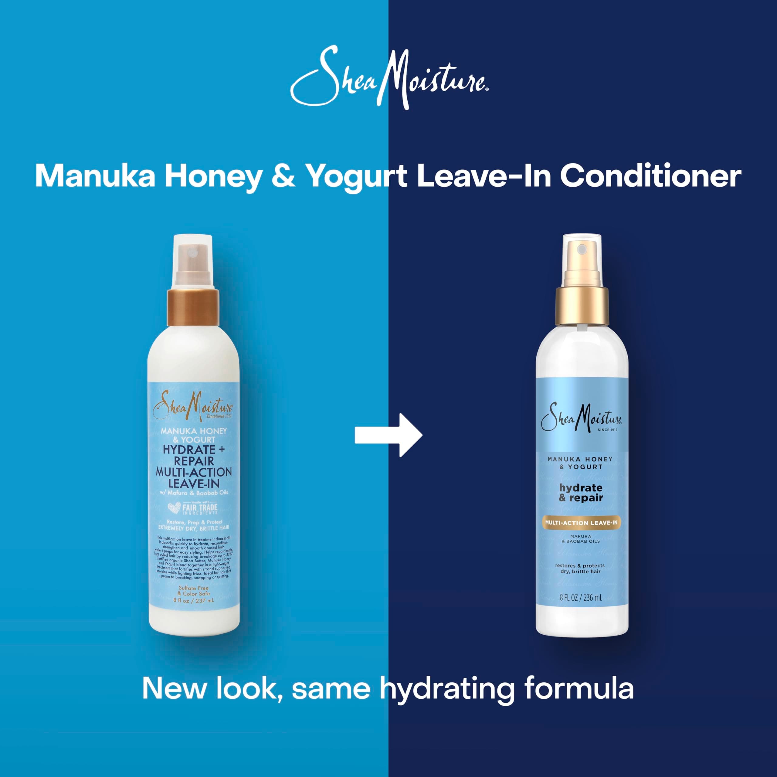 Shea Moisture Manuka Honey and Yoghurt Hydrate and Repair Multi-Action Leave-In Spray, 237 ml thumbnail 4