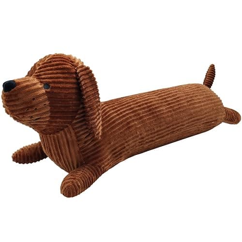 Enhopty 19.6” Giant Dachshund Dog Plush Pillow Puppy Wolf Stuffed Animal Plushie Hugging Long Body Throw Sleeping Pillow for Kids Christmas (19.6inch, Dachshund) - Image 1