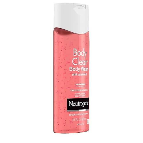 Neutrogena Body Clear Acne Treatment Body Wash with Salicylic Acid Acne Medicine, Pink Grapefruit Body Acne Cleanser to Prevent Breakouts on Back, Chest & Shoulders, 8.5 fl. oz, 3 Pack thumbnail 14
