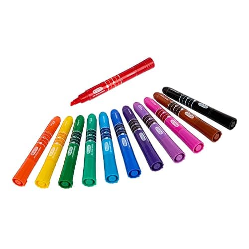 Crayola Take Note Dry Erase Markers for School (12ct) Teacher Classroom Supplies, Chisel Tip Whiteboard Markers, Spring Crafts, Low Odor thumbnail 6