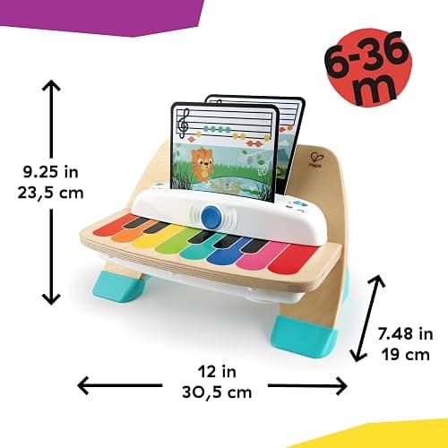 Baby Einstein and Hape Magic Touch Piano Wooden Musical Toddler Toy, Age 6 Months and Up thumbnail 3