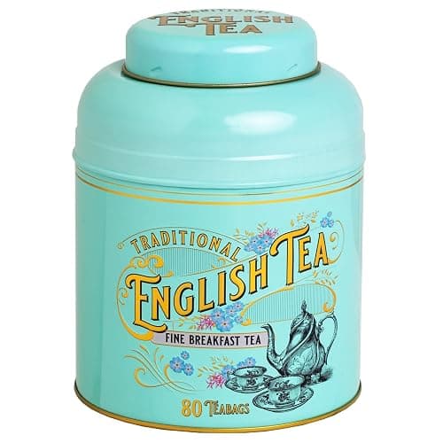 New English Teas Vintage Victorian Tea Caddy with 80 English Breakfast Teabags thumbnail 7