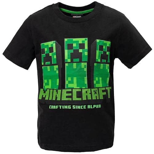 Minecraft Boys' 3-Pack T-Shirts Little Kid to Big Kid thumbnail 7