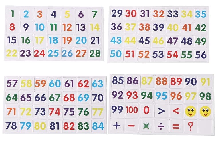 Cltoyvers Wooden Abacus for Kids - 100 Counting Sticks and Number Toys Cards 1-100, Educational Math Games for Preschool and Elementary School 1st 2nd Grade thumbnail 8