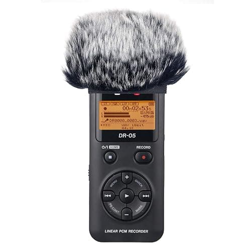 SUNMON Windscreen and Foam Cover for DR-05X DR-05 Mic Recorders, Indoor Outdoor Microphone Wind Muff thumbnail 5