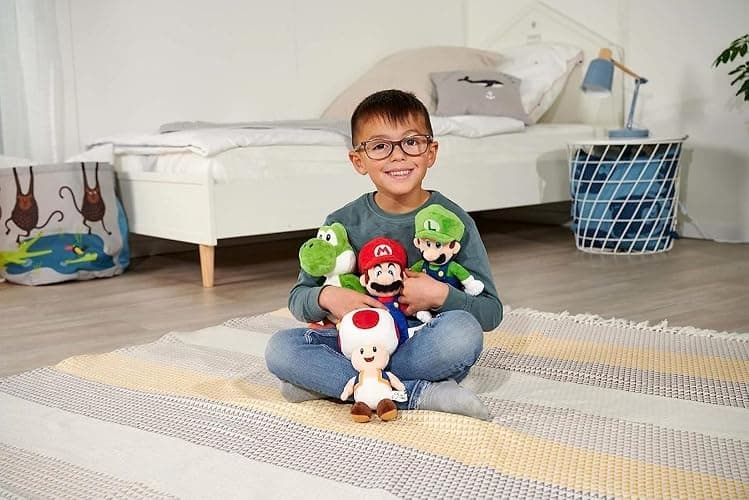 Simba Official Luigi Plush Toy 8" thumbnail 2