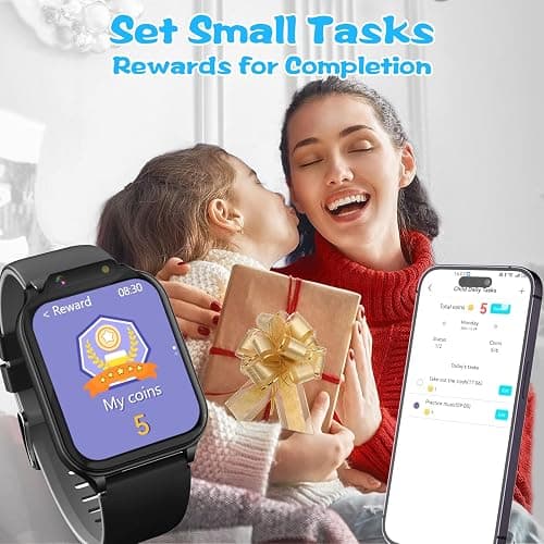 Smart Watch for Kids, 1.85" Fitness Tracker with Heart Rate, Sleep Monitor, IP68 Waterproof Smartwatches with Video Music, Pedometer, Game, NO APP/Phone, Gift for Boys Girls. (Classic, Blue) thumbnail 7