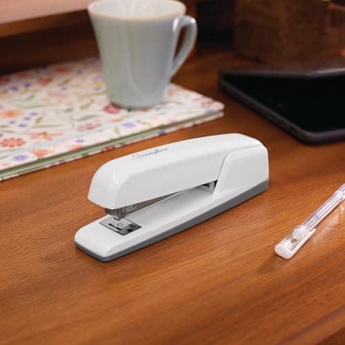 Swingline Stapler, 30 Sheet Capacity, 747 Business Stapler, Jam Free, Metal, Arctic White (S7074738) thumbnail 2