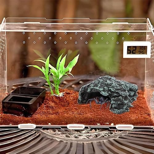 Spider Hide Shelter, Scorpion Terrarium Landscape, Centipedes Rest Hideout Cave, Small Turtle Hole Adornment thumbnail 3
