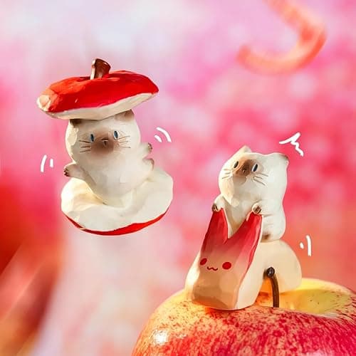 UNICOBOX Cat PAI Fun Fruits Series Blind Box Figures Desk Decor Single Box | Cat Collectible Toys, Mini Resin Figurines, Kawaii Room Display, Random Design Figurines, Fruits Cat Holiday Birthday Gifts thumbnail 7