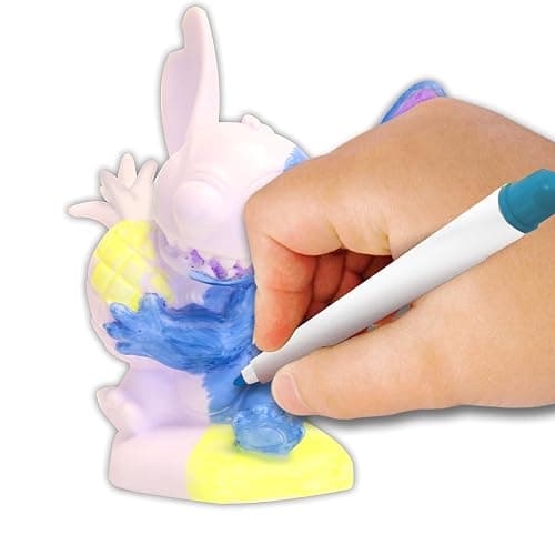 Disney Stitch Design A Vinyl – Pineapple Edition – Disney DIY Vinyl Craft Set for Kids with Washable Markers – Creative Coloring Activity for Ages 4+ thumbnail 4