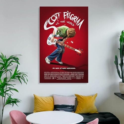 Movie Posters Scott Pilgrim Vs. The World Poster Wall Art Paintings Canvas Wall Decor Home Decor Living Room Decor Aesthetic Prints 08x12inch(20x30cm) Unframe-style-1 thumbnail 6