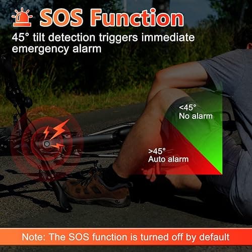 EGIZPY Bike Alarms,Bike Alarm Anti Theft, Bicycle Alarms with Remote,113dB Super Loud Bicycle Vibration Motion Sensor Siren Anti Theft Security System IP65 Waterproof thumbnail 4