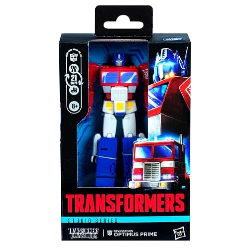 Transformers Toys Studio Series Deluxe Class Devastation Optimus Prime, 4.5-inch Converting Action Figure, 8+ thumbnail 4