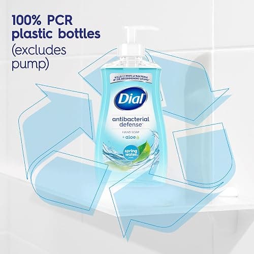 Dial Antibacterial Liquid Hand Soap, Spring Water, 11 fl oz (Pack of 4) thumbnail 7