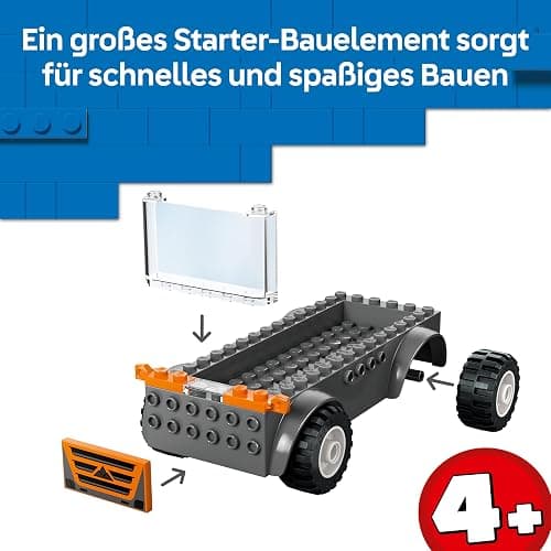 LEGO City Motorradtransporter - Spielzeug zur Förderung der Feinmotorik mit Transporter, 2 Motorrädern, 2 Minifiguren, Rampe und Zubehör - Geburtstagsgeschenk für Jungen ab 4 Jahren - 60491 thumbnail 5