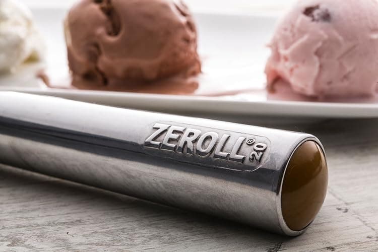 Zeroll 1020 Original Ice Cream Easy Scoop with Unique Liquid Filled Heat Conductive Handle Simple One Piece Aluminum Design Easy Release 40 Scoops per Gallon Made in USA, 2-Ounce, Silver thumbnail 2