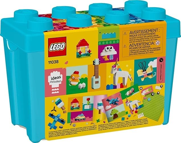 LEGO Classic Vibrant Creative Brick Box Building Blocks - Sensory & Learning Toys for Boys & Girls, Ages 4+ Years - Pretend Play Preschool Toys - Gift for Christmas - 11038 thumbnail 7