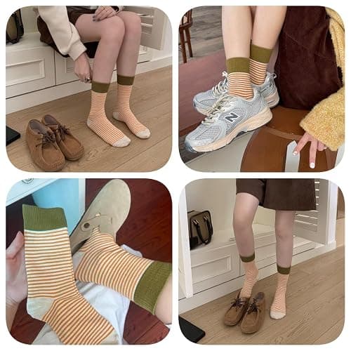 OTAODKA Athletics Socks for Women and Girls Cute Ankle Cotton Sock thumbnail 7