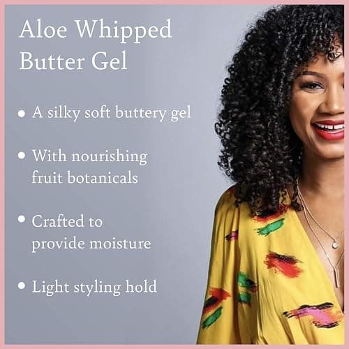 Camille Rose Aloe Whipped Butter Hair Styling Gel, with Aloe Vera and Macadamia Oil for Moisture and Light Hold, for All Hair Types 8 oz thumbnail 2