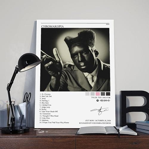 stortnate Tyler Posters The Creator Poster Chromakopia Music Album Cover Canvas Posters Bedroom Decor Landscape Office Room Decor Gift Unframe:12x18inch(30x45cm) thumbnail 8