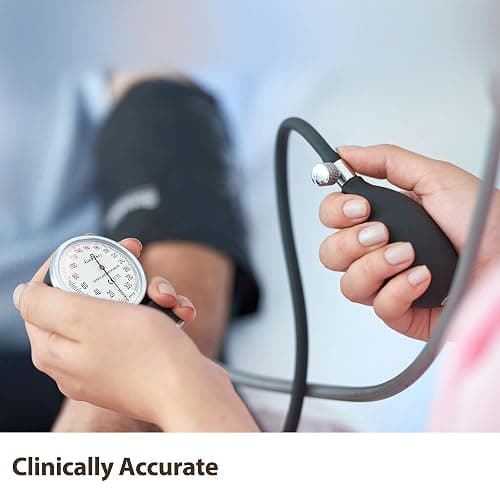 LotFancy Pediatric Blood Pressure Cuff Manual, Child Professional BP Cuff 7.2"-10.5", Children Aneroid Sphygmomanometer Small Cuff with Portable Carring Case and Zero Calibration thumbnail 2