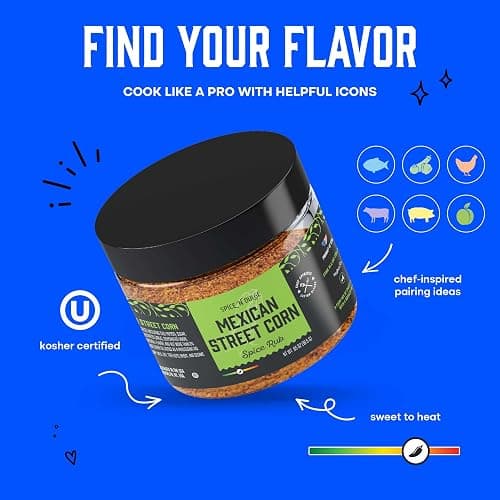 Grilling Spice Set Grill Seasoning Gifts, 20 Unique Spices and Seasonings Jars Gift Set, BBQ Gifts For Men, Dad, Husband, Father, Flavors Like Chili, Cajun, Garlic, Steak, Rub, Herbs, Blend and More thumbnail 8