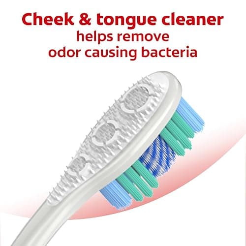 Colgate 360 Optic White Whitening Toothbrush, Adult Soft Toothbrush with Whitening Cups, Helps Whiten Teeth and Removes Odor Causing Bacteria, 4 Pack thumbnail 4