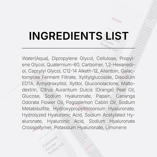 MANYO Galactomy Enzyme Peeling Gel, Face and Body Scrub, Dead Skin Remover, Blackhead Remover, Korean Exfoliating Gel, Korean Skin Care, 2.5fl oz (75ml) thumbnail 9