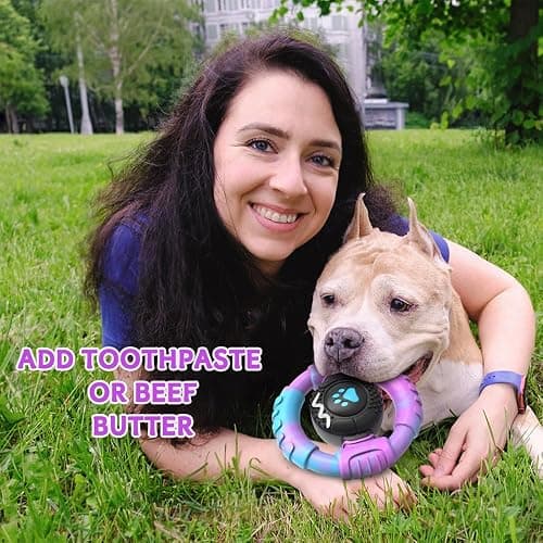 VRTOP Dog Toys for Aggressive Chewers Large Medium Small Breed Indestructible Durable Tough Dog Chew Toys to Keep Them Busy Nylon Rubber Interactive Dog Toys thumbnail 2