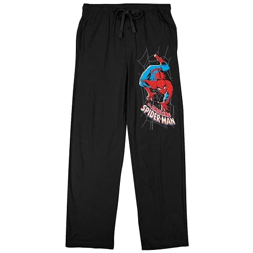Bioworld Spiderman So Amazing Spiderman Men's Quick Turn Sleep Pajama Pants - Image 1