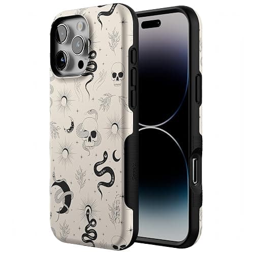 Casely iPhone 16 Pro Case | No Further Explanation | Snakes & Skulls | Compatible with MagSafe | Bold Ultra-Protective Case Design thumbnail 2