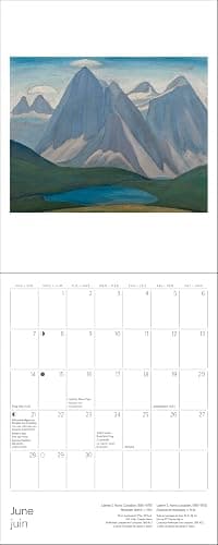 Mini Wall Calendar 2026, The Group of Seven Art, 12 Months, Grid Design Featuring 12 Artworks (English and French Edition) thumbnail 3