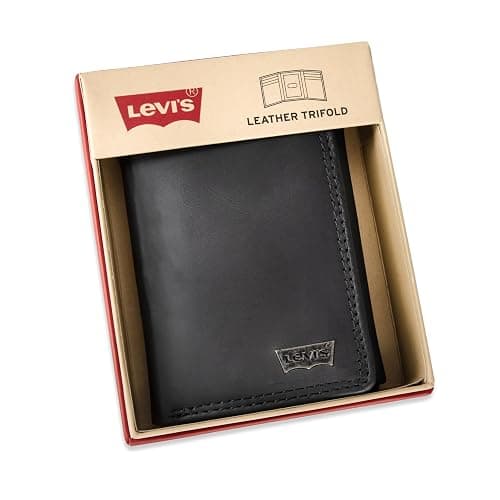 Levi's Men's Trifold Wallet-Sleek and Slim Includes Id Window and Credit Card Holder thumbnail 7