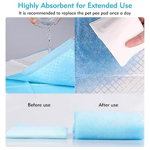 Fhiny 50 PCS Rabbit Pee Pads 18" x 24" Thicken Bunny Pee Pads Disposable Super Absorbent and Leak-Proof Potty Pad for Puppy Cats Guinea Pigs Chinchillas and Other Small Animals thumbnail 4