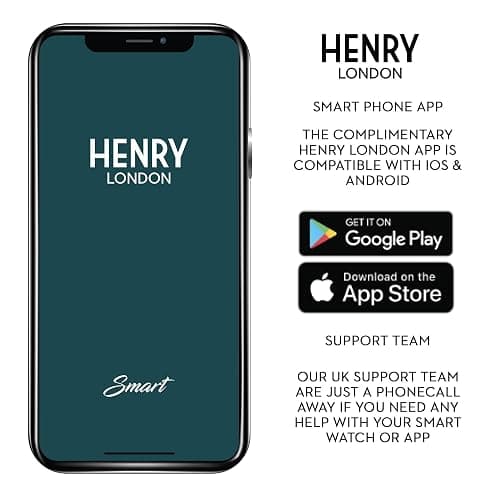 Henry London Montre Intelligente avec Bracelet en Silicone Noir thumbnail 6