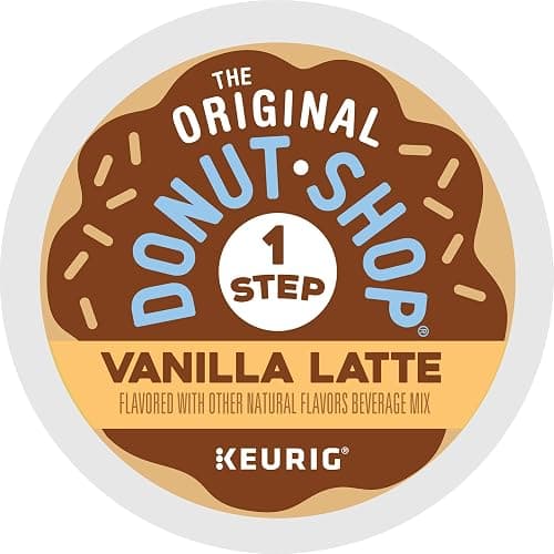 The Original Donut Shop Vanilla Latte, Single-Serve Keurig K-Cup Pods, Flavored Coffee, 20 Count thumbnail 13