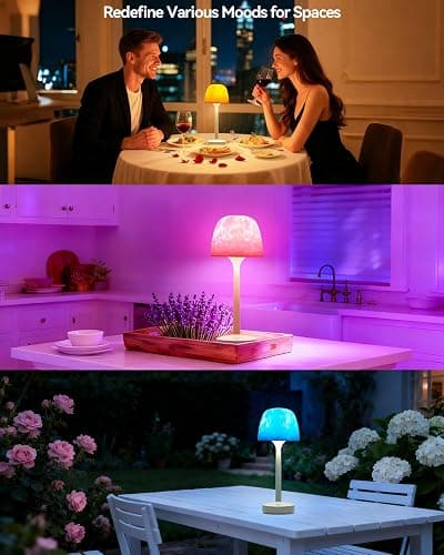 Rechargeable Shower Lamp Waterproof for Inside Shower-Bathroom Lamp Color Changing Ocean Wave Projector Light Water Proof,Shower Lighting Led Water Ripple Lights Ocean Lamps Bath Tub Relaxing thumbnail 7