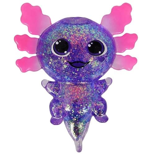 Axolotl Squishy Stress Ball, Soft TPR Slow Rising Squeeze Toy, Cute Axolotl Fidget Toy for Stress Relief, Anxiety Calming Sensory Toy for Kids Adults(Purple BigEars Axolotl) thumbnail 9