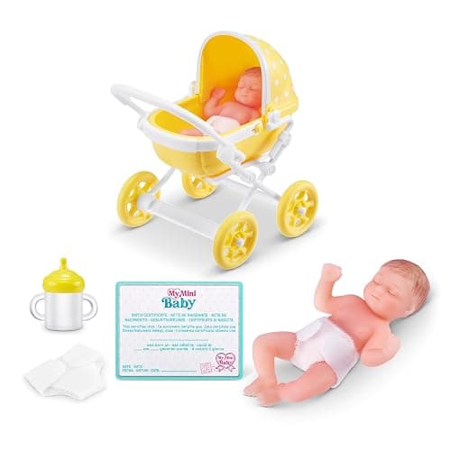 5 Surprise My Mini Baby Series 1 by ZURU, Collectible Mystery Capsule, Toy for Girls, Realistic Miniature Baby, Playset and Accessories thumbnail 4