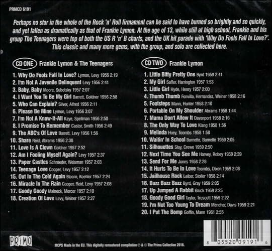 38 Greatest Hits of Frankie Lymon and The Teenagers thumbnail 2